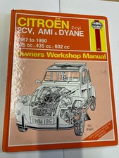 Citroen 2CV, Ami & Dyane (67 – 90) Haynes Repair Manual Haynes