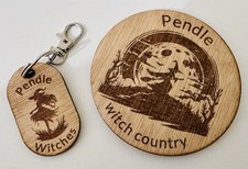 Lovely Wooden Pendle Witch