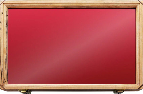 Maple wood display case - wood,