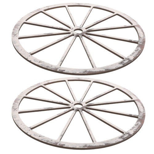 Wooden wagon wheel decor - wagon,