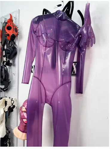Mens latex rubber full body - rubber,