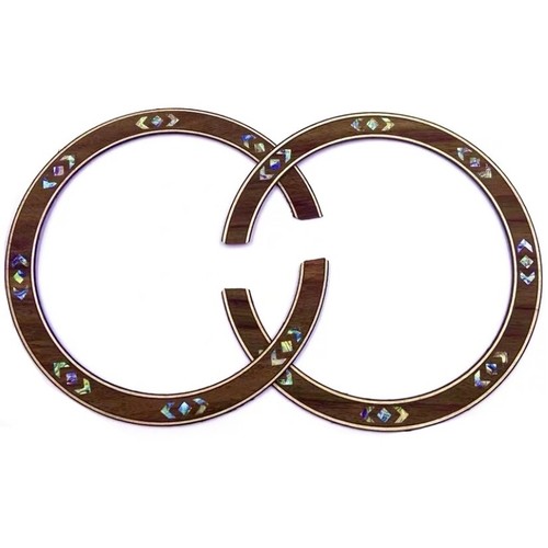 Guitar rosette abalone - guitar,