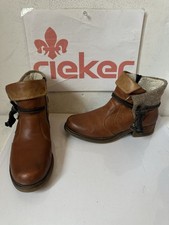 Rieker Comfy Lined Boots Size UK 5 EU 38 ,