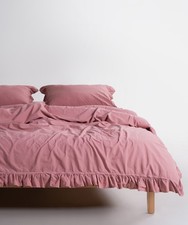 100% Cotton Stonewashed Ruffle