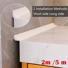 2/5m Bendable Bathroom Bath Edging Seal Trim Strip Kitchen Water Barrier UK