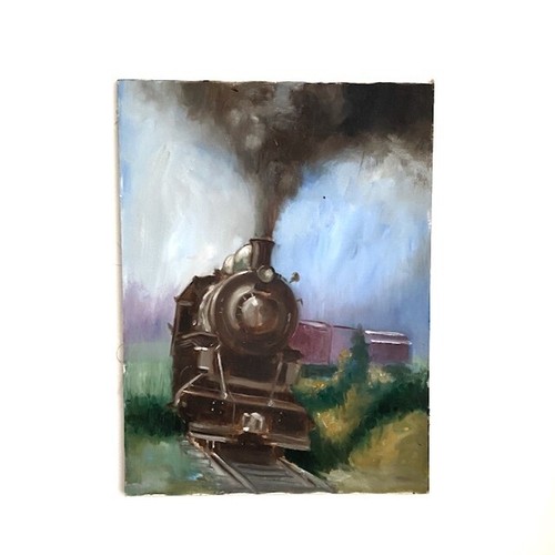 Train locomotive original oil - train,
