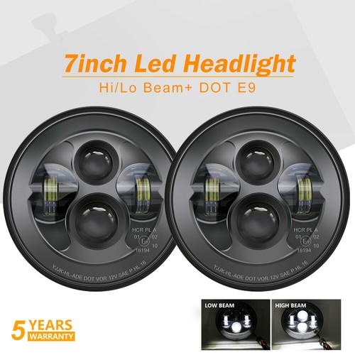 Led headlights pair - led,