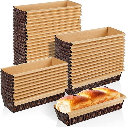 25pcs baking rectangle kraft - 25pcs,