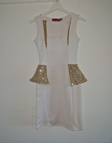 Boohoo white gold sequin - boohoo,