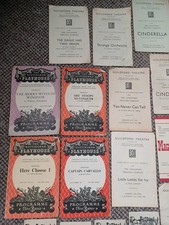 Vintage Lot 36 x Theatre Programe Leaflets