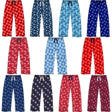 Mens Football Pyjama Bottoms Lounge Pants Pyjamas Nightwear Size S, M, L, XL