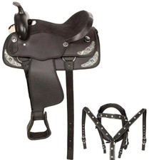 15" Black Western Adult Barrel