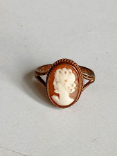 Cameo Ring 9 carat yellow gold