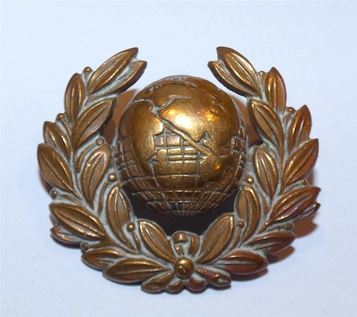 Ww2 royal marines cap badge - royal,