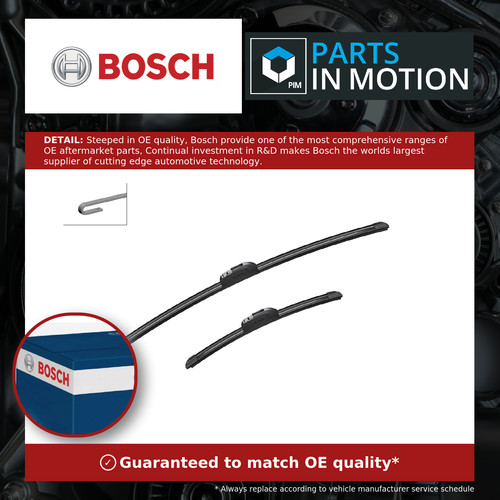 Wiper blades flat - 2x,