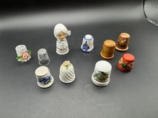 Lot Of 10 Thimbles -