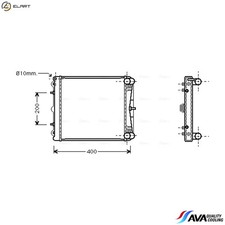 RADIATOR ENGINE COOLING PR2037