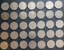 50p coins job - job, 35