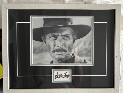 Lee van cleef signed - cleef,