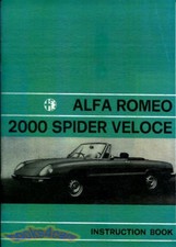 ALFA ROMEO SPIDER MANUAL