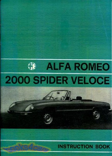 Alfa romeo spider manual - romeo,