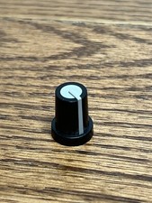 Rotary knob, black with gray for E-mu sampler module. Emu ESI 4000