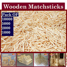 Wooden Plain Matchsticks: Model Arts Craft Making: 150, 500, 1000, 2000, 5000PcS