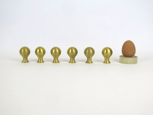 Vintage brass knobs for - 6,