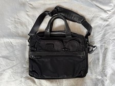 Tumi Alpha 2 Expandable Organizer Briefcase Laptop Bag Nylon Black 26141D2 VGC