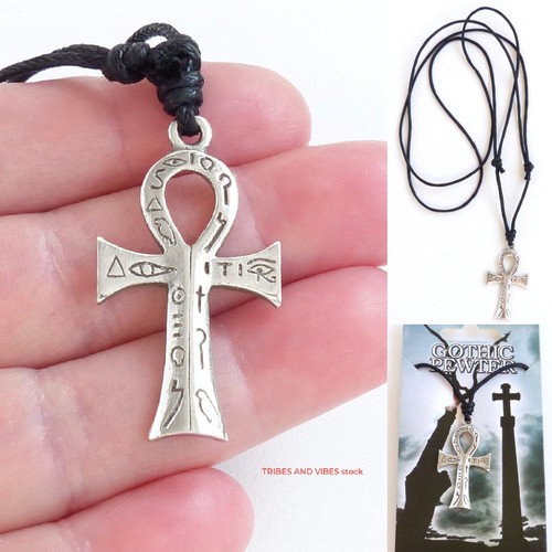 Egyptian ankh pendant necklace - ankh,