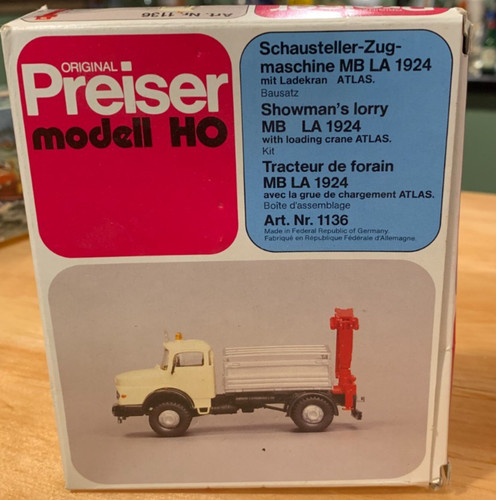 Rare preiser modell kit - preiser,