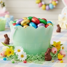 Mint Green Plastic Easter Egg