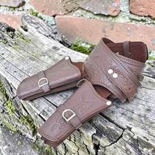 Cowboy Double Gun Holster Belt