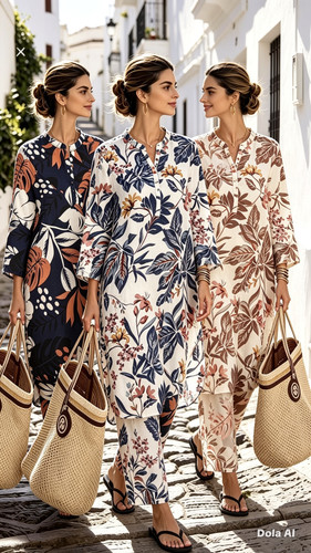 Ladies linen ords - set, 2