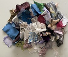 Pieces scrap silk lace - ,