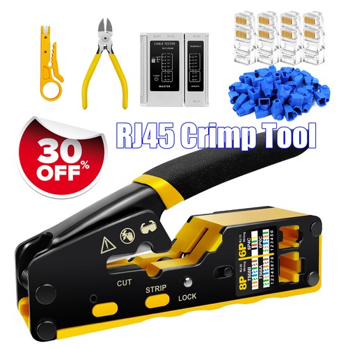 Rj45 crimp tool - crimp, kit