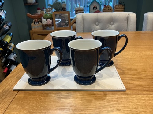 Denby boston footed mugs - footed, 4
