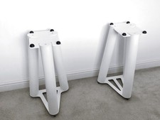 Stands for Cyrus CLS-70 speakers, will fit Dynaudio / PMC stand mount - white