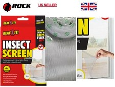 Insect Fly Screen Mesh Mosquito Bug Moth Repellent Window Netting Large White.
