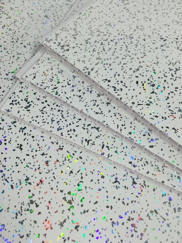 Platinum white sparkle 8mm - white,