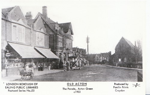 London postcard acton green - london,
