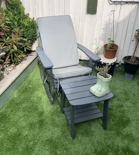 Grey outdoor reclining - grey, rocking
