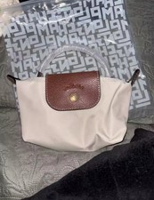 Longchamp White Mini Crossbody