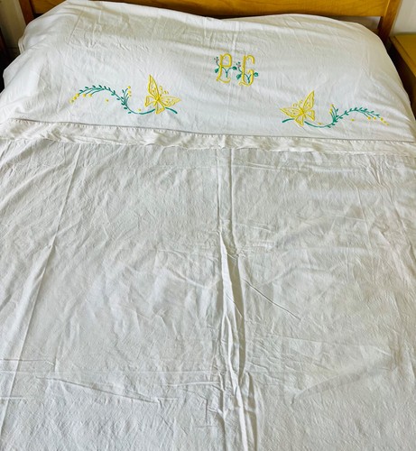 Antique french linen union - antique,