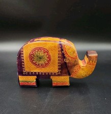Indian Leather Elephant Money Box, Piggy Bank