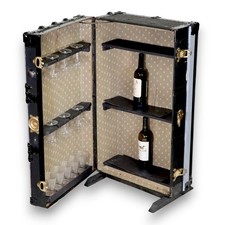 Converted Bar Steamer Trunk
