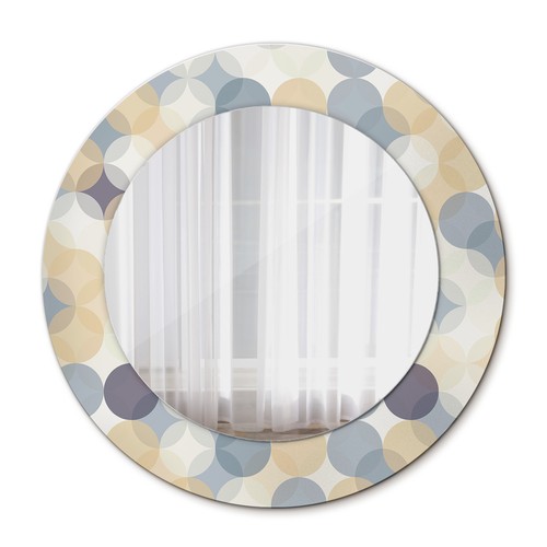 Jewel round mirror with - round,