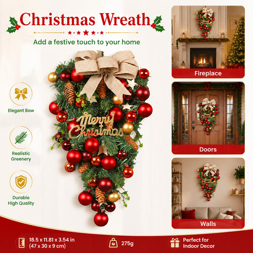 47cm christmas wreath - 47cm,