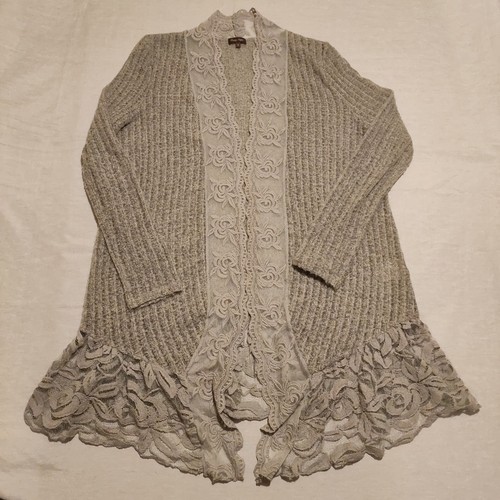 Phase long cardigan uk8 lace - long,