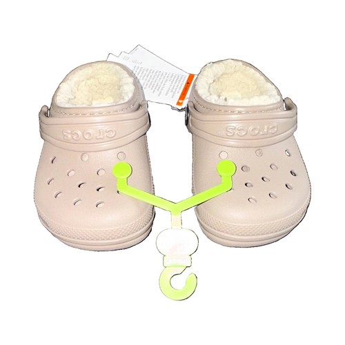 Crocs classic lined clog beige - crocs,